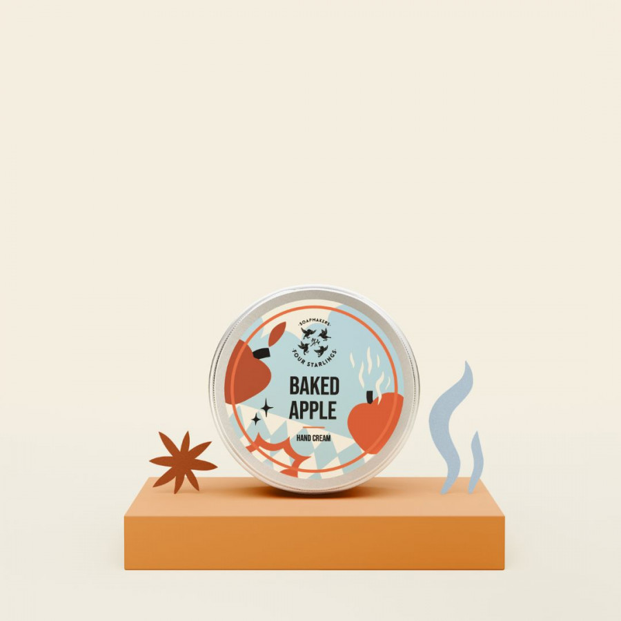 Crema de manos natural Manzana Asada | Hidratante y reparadora