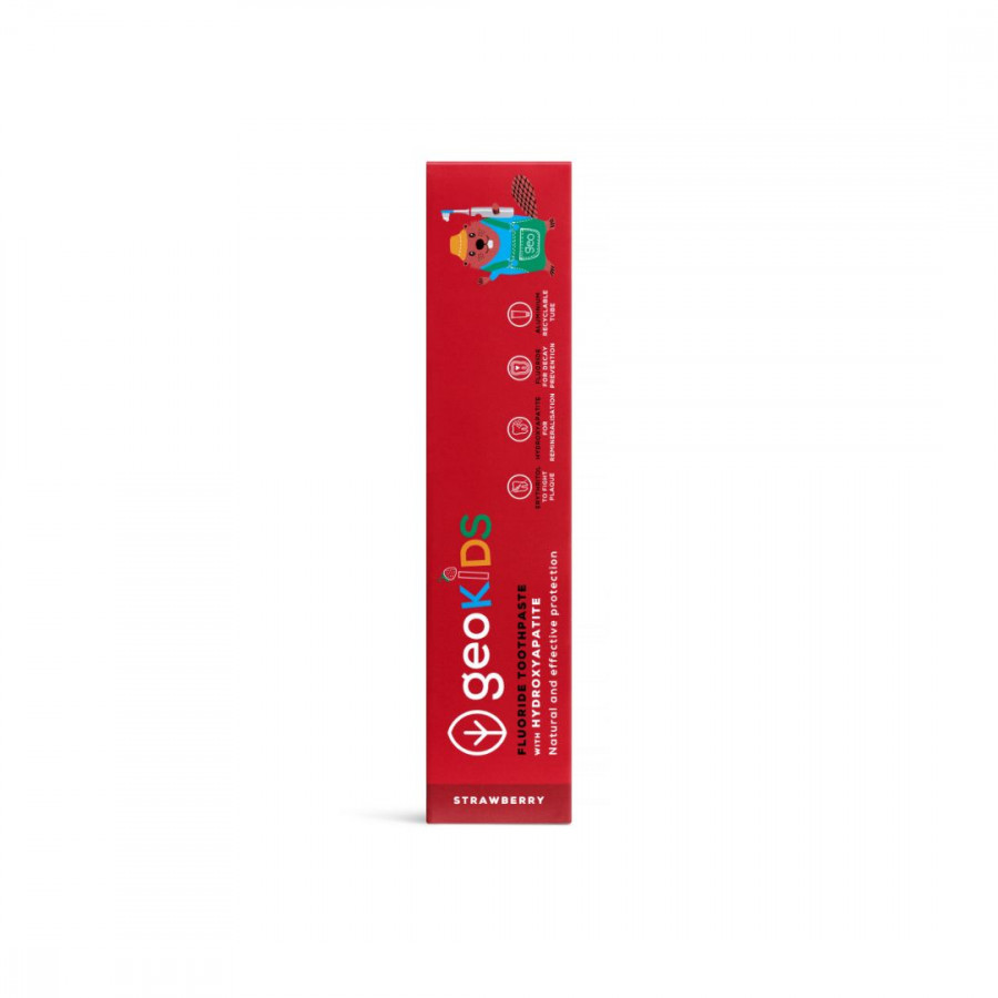 Pasta de Dientes Infantil con Hidroxiapatita – Fresa | Georganics Natural - Imagen 5