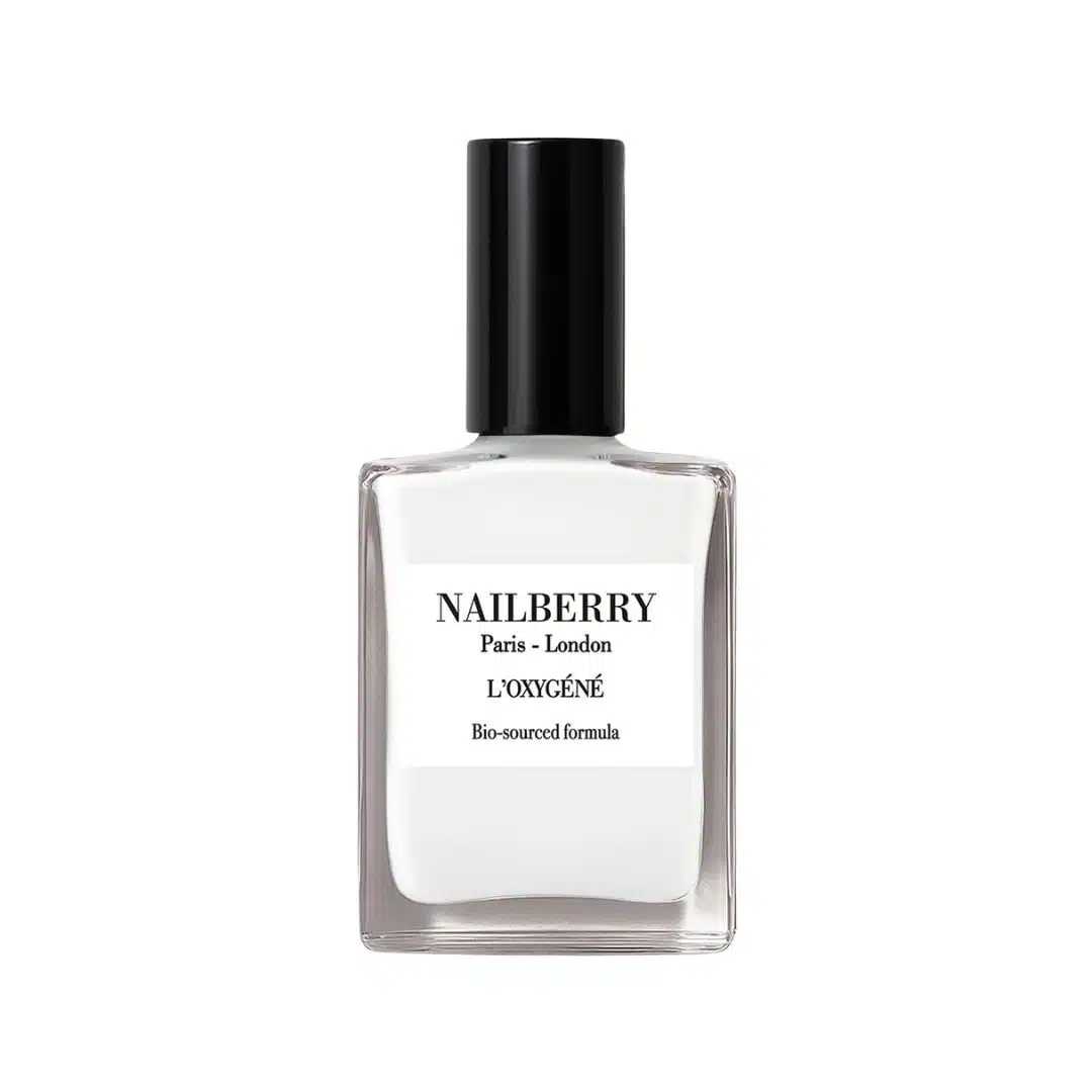 Nailberry L'Oxygéné Flocon, esmalte blanco opaco