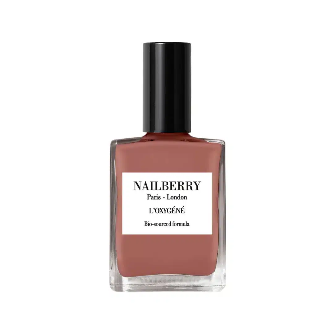 Nailberry L'Oxygéné Cashmere, esmalte rosa empolvado